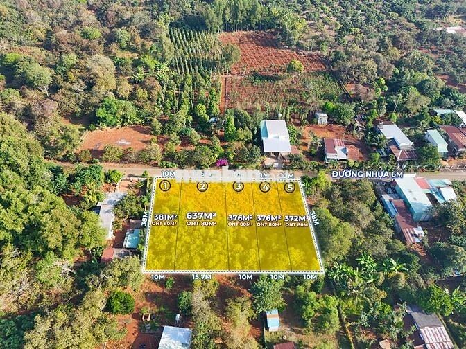 Bán 5 lô liền kề, cách TL328 khoảng 100m, Hòa Hưng, Xuyên Mộc, BR-VT