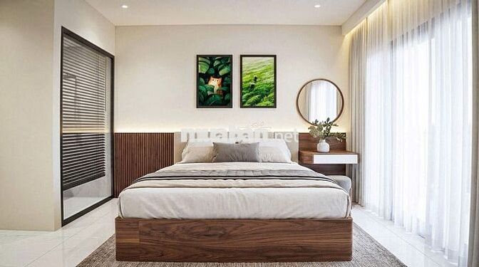 Căn hộ 2 phòng ngủ tàng cao view thoáng đủ nội thất giá 25 triệu