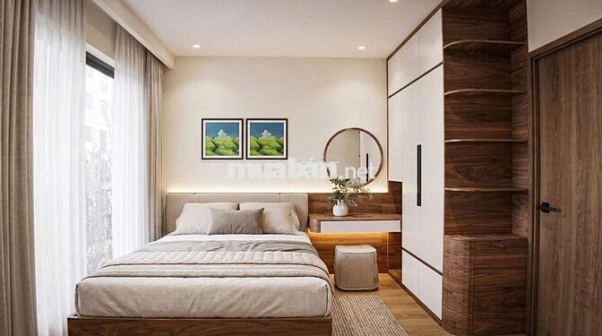Căn hộ 2 phòng ngủ tàng cao view thoáng đủ nội thất giá 25 triệu