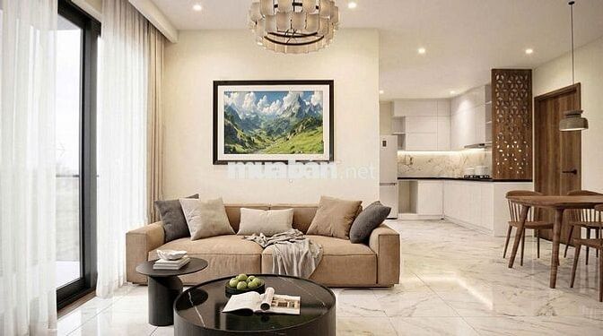 Căn hộ 2 phòng ngủ tàng cao view thoáng đủ nội thất giá 25 triệu