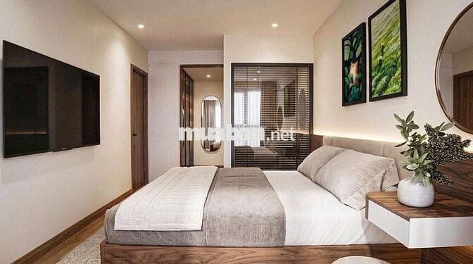 Căn hộ 2 phòng ngủ tàng cao view thoáng đủ nội thất giá 25 triệu