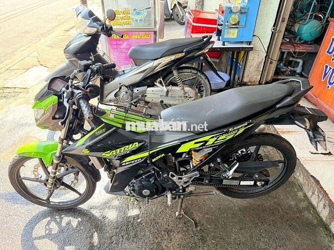 Suzuki Satria F150 Đen xanh lá