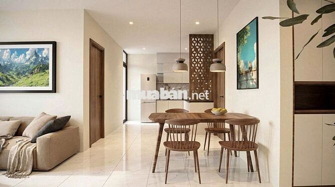 Căn hộ 2 phòng ngủ tàng cao view thoáng đủ nội thất giá 25 triệu