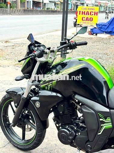 Yamaha FZS150 Đen, Xanh lá Xe máy côn tay