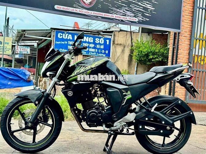 Yamaha FZS150 Đen, Xanh lá Xe máy côn tay