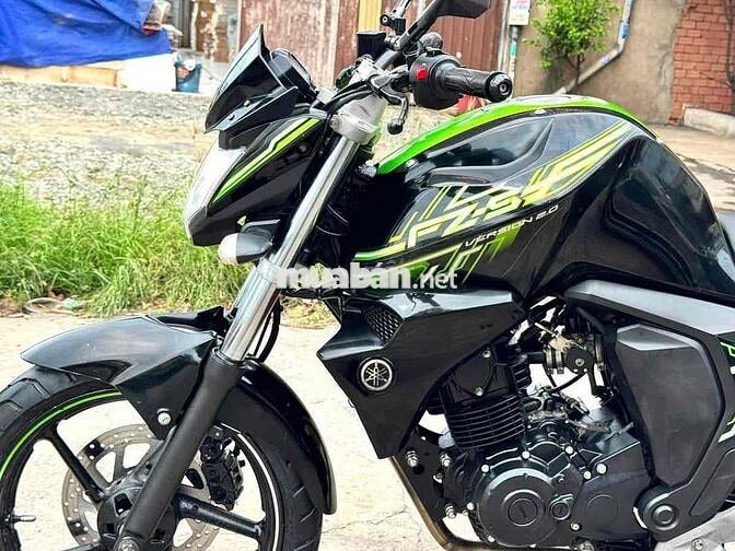 Yamaha FZS150 Đen, Xanh lá Xe máy côn tay