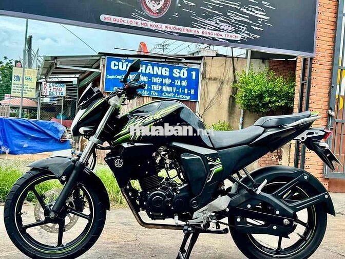 Yamaha FZS150 Đen, Xanh lá Xe máy côn tay