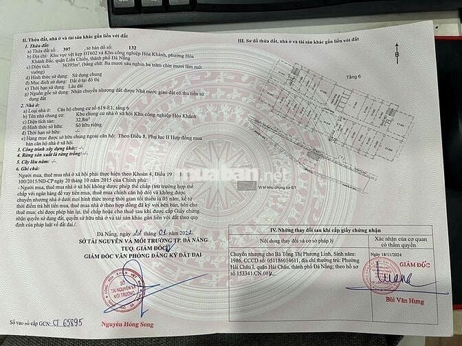 Cần bán lại căn hộ , thu nhập thấp, đinh cư lâu dài,làm việc chính chủ