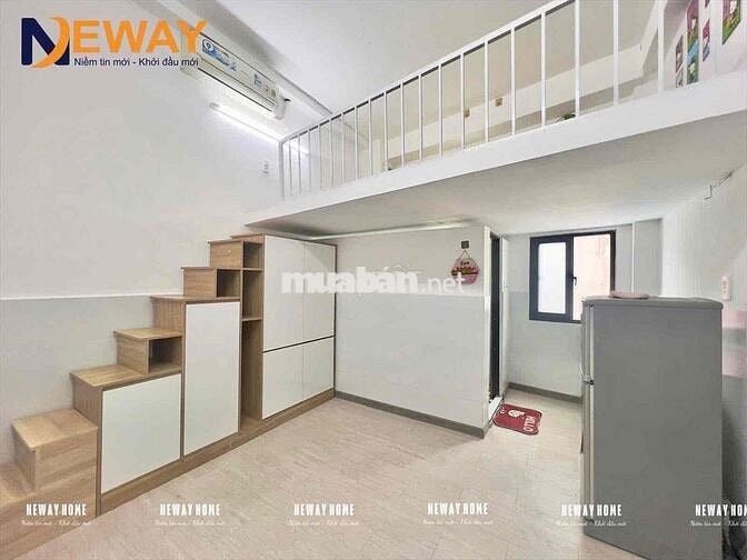 Duplex cửa sổ trời siêu thoáng ngay gần đại học Nguyễn Tất Thành