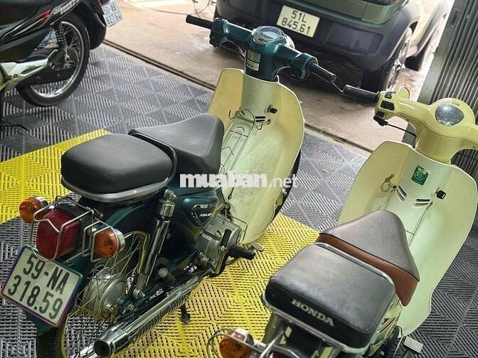 Honda Cub LED 2025 Xanh ngọc, Kem