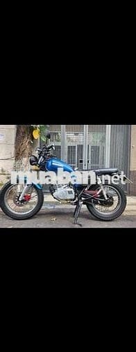 Xe máy độ Suzuki GN125 Xanh Số sàn