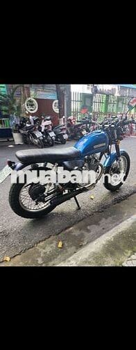 Xe máy độ Suzuki GN125 Xanh Số sàn