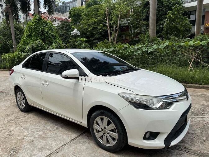 Toyota Vios 2017G Trắng 100000 km