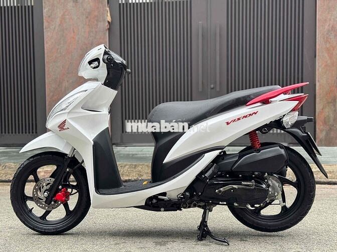 Honda Vision 2014 Trắng BSTP 9 nút nguyên zin