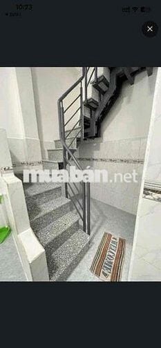 Cho thuê Nhà Nguyên Căn Mới Đẹp 3Tầng BTCT Hẻm 6m trước nhà