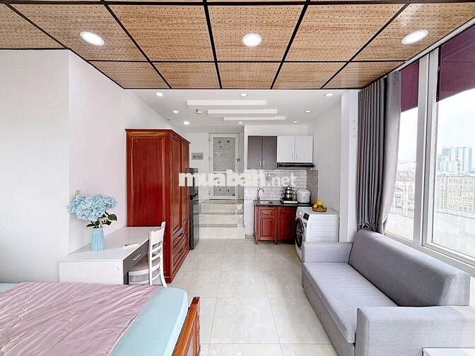 STUDIO FULL NỘI THẤT CAO CẤP– CỬA SỔ LỚN SIÊU THOÁNG – LÊ VĂN SỸ
