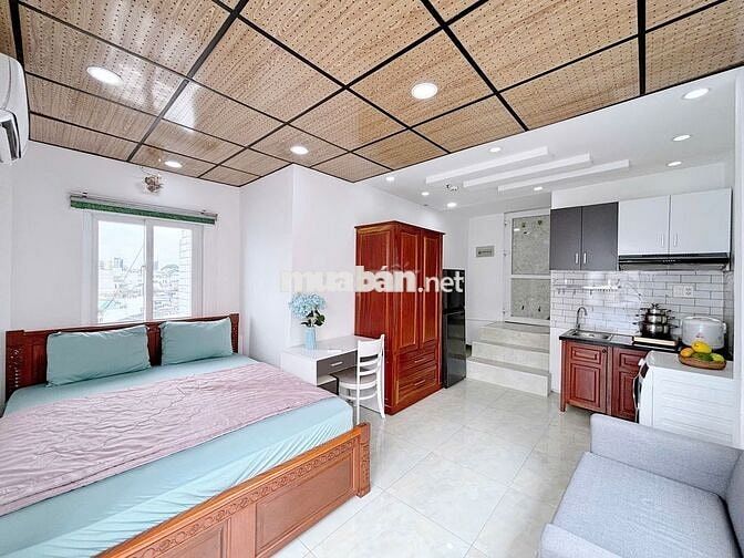 STUDIO FULL NỘI THẤT CAO CẤP– CỬA SỔ LỚN SIÊU THOÁNG – LÊ VĂN SỸ