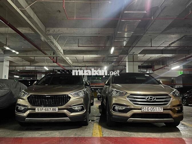 Santa Fe form 2017, máy dầu bản full đep bán nhanh