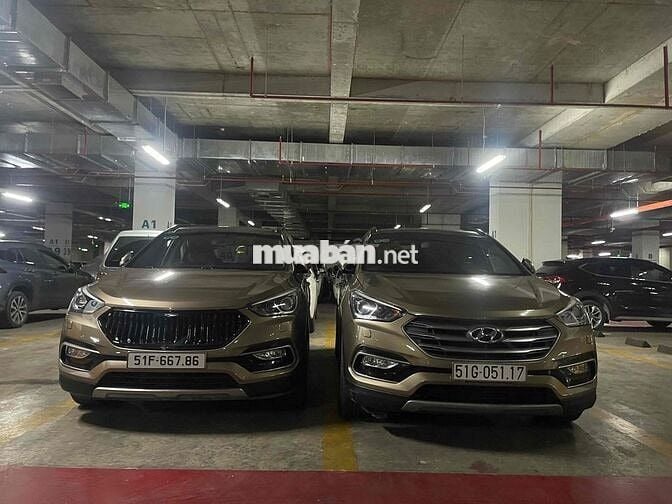 Santa Fe form 2017, máy dầu bản full đep bán nhanh