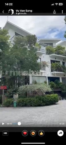 Cho Thuê ViLa Vip Khai Sơn Hill Long Biên 323m2 Lo góc spa vp .
