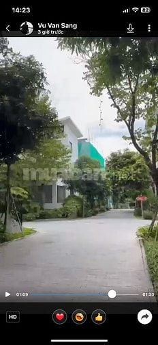 Cho Thuê ViLa Vip Khai Sơn Hill Long Biên 323m2 Lo góc spa vp .