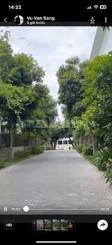 Cho Thuê ViLa Vip Khai Sơn Hill Long Biên 323m2 Lo góc spa vp .