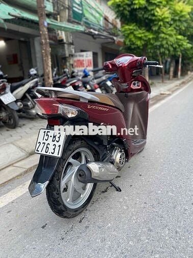 Honda Vision 2025 Cao Cấp màu Đỏ