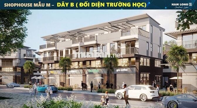 Bán Shophouse Nam Long 2 - Đối diện khu trường học - Giá 7,3 tỷ