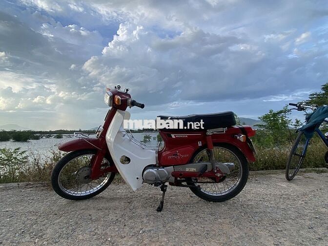 Honda Cub Đỏ trắng Cổ điển