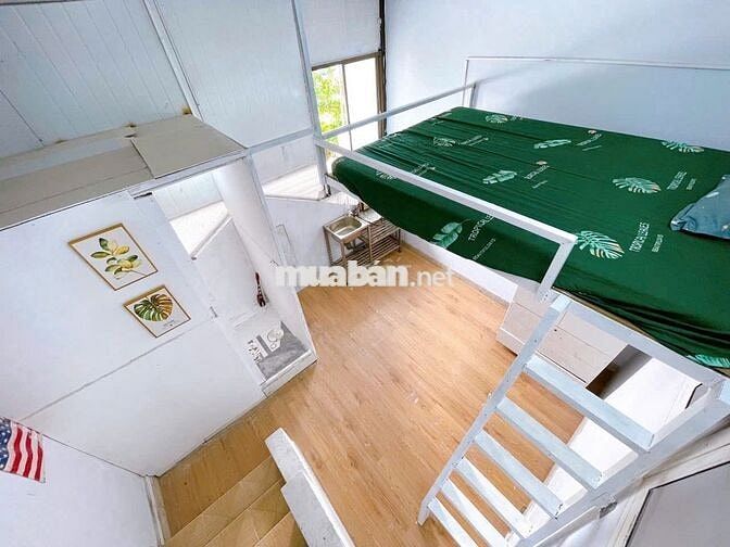 SIÊU PHẨM DUPLEX BAN CÔNG RIÊNG NGAY DH VĂN LANG - FULL NT-25M2-CỬA SỔ