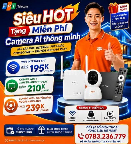 Lắp Mạng x3 Băng Thông - Gọi/Zalo: 0783236779
