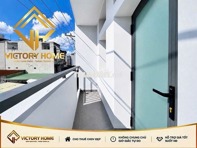 New100%Studio Ban công-Máy giặt riêng-Thang máy- Văn Lang-Công Nghiệp