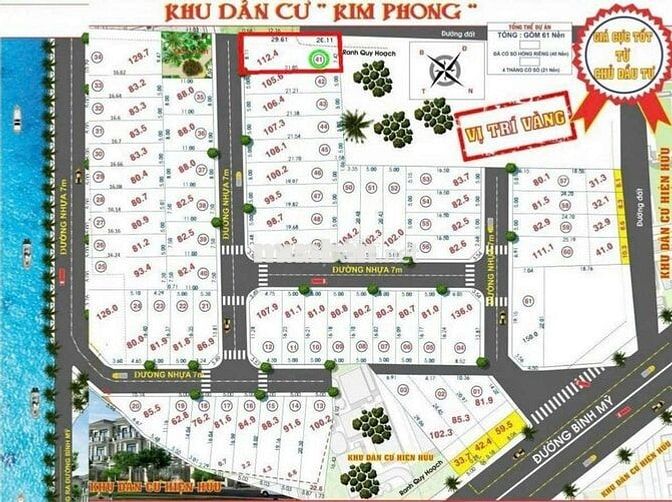 ĐẤT THỔ CƯ KDC KIM PHONG – BÌNH MỸ, CỦ CHI – GIÁ TỐT