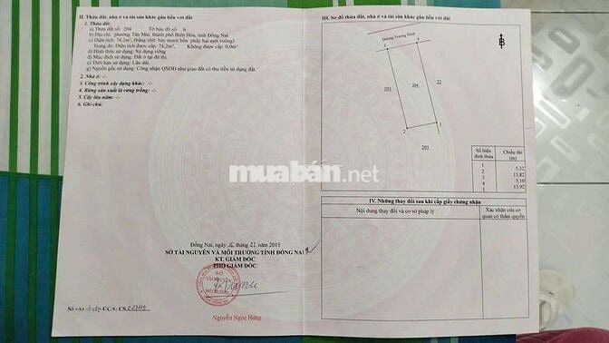 Bán nhà mặt tiền 10.5 mét trung tâm thành phố Biên Hoà Đồng Nai 