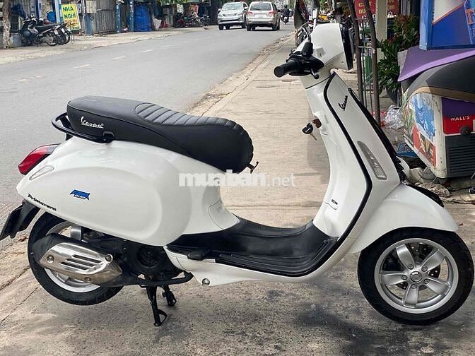 Piaggio Vespa Primavera Trắng. ZIN ÊM CHẤT 9chu