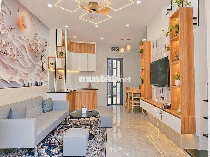 BÁN NHÀ 2 MẶT TIỀN HẺM Ô TÔ - FULL NỘI THẤT - Ở NGAY - CHỈ 3.45 TỶ