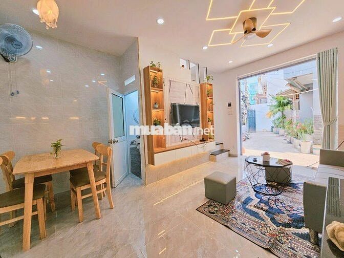 BÁN NHÀ 2 MẶT TIỀN HẺM Ô TÔ - FULL NỘI THẤT - Ở NGAY - CHỈ 3.45 TỶ