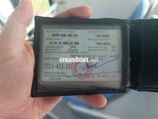 Honda CBR 2014 Trắng-Đen 20000km
