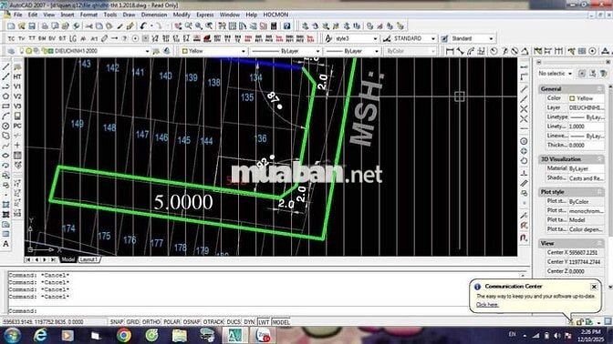 CC bán nhà lô góc hẻm hông rộng, xe hơi đậu trước nhà, đối diện trống