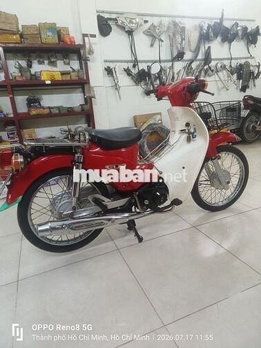 Honda Cub 50cc Đỏ Trắng Nguyên zin Ít sử dụng