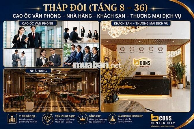 Bán Căn Hộ Bcons Center City 2.4ty/căn,TT 5 tháng 1 lần,Tặng 2chi vàng