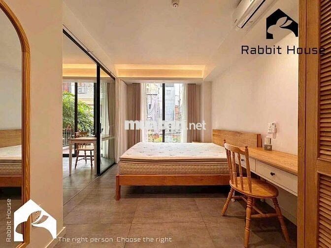 Căn hộ 1 phòng ngủ ban công tách bếp full nội thất Võ Văn Tần, quận 3