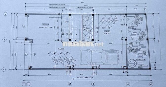 cho thuê tầng trệt & lầu1, MT Thạch Lam 6.7*14.6, sát góc ngã 5