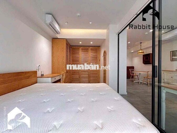 Căn hộ 1 phòng ngủ ban công tách bếp full nội thất Võ Văn Tần, quận 3