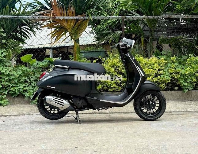Vespa Sprint 125 Abs 2018 Đen nhám Bstp