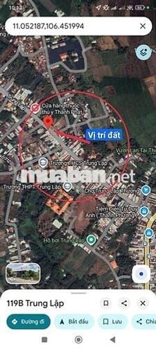 Bán gấp lô đất 125m2 giá 750triệu đường Võ Văn Điều xã Thái Mỹ Củ Chi
