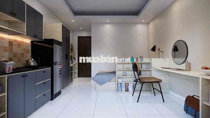 CHDV full nội thất studio ban công, cửa sổ, máy giặt riêng mới 100%