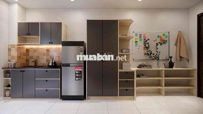 CHDV full nội thất studio ban công, cửa sổ, máy giặt riêng mới 100%