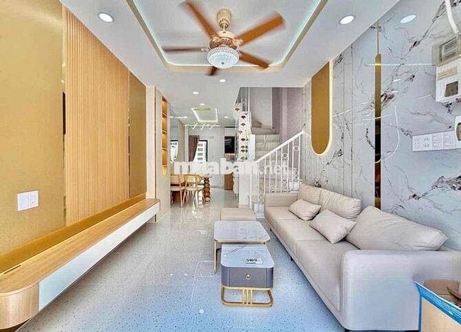 Nhà Mới, Hẻm 6m 57/ Tô Hiệu, 4 Tấm, 4 x 18m, 5 Phòng Ngủ, 5 Wc