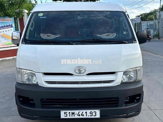 Toyota Hiace 16 chỗ Trắng, Đen